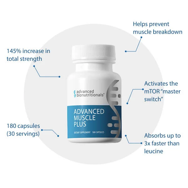 Advanced Muscle Plus – Build lean muscle, restore strength, and enhance performance.